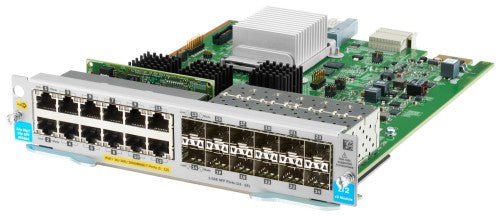 HPE Aruba Networking 12-port 10/100/1000BASE-T PoE+ / 12-port 1GbE SFP MACsec v3 zl2 Module