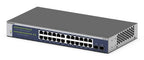 NETGEAR GS724T Managed L2+/L3 Gigabit Ethernet (10/100/1000) 1U Blue, Grey