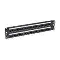 Tripp Lite N252-048 48-Port Cat6 Patch Panel - UTP, 110 Punch Down, RJ45, 2U, TAA
