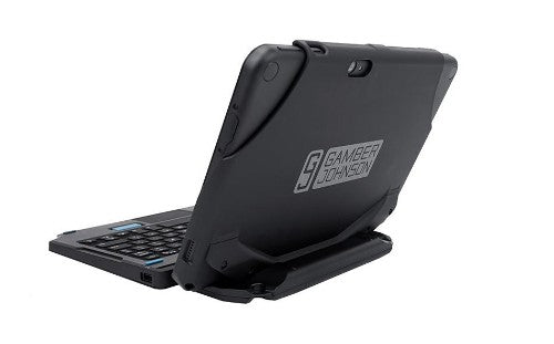 Gamber-Johnson 7160-1585-04 mobile device keyboard Spanish Pogo Pin Black