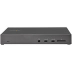 StarTech.com USB C Dock - Triple 4K Monitor USB Type-C Docking Station - 100W Power Delivery - DP 1.4 Alt Mode & DSC, 2x DisplayPort 1.4/HDMI 2.0 - 6xUSB (2x 10Gbps), SD - Windows/Chrome