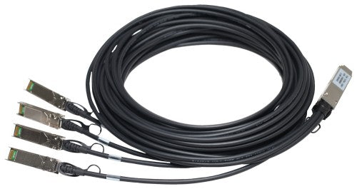 HPE Networking Comware X240 40G QSFP+ to 4x10G SFP+ 3m Direct Attach Copper Splitter Cable