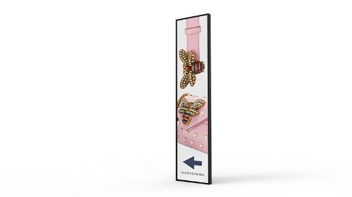 Allsee Technologies WS28HD8-B Signage Display Digital signage flat panel 71.1 cm (28") LED Wi-Fi 700 cd/m² Full HD Black Built-in processor Android 7.1 24/7