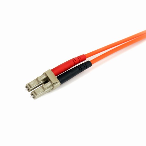 StarTech.com 1m Fiber Optic Cable - Multimode Duplex 62.5/125 LSZH Fiber Jumper Cord - LC/ST