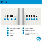 HP 27-cr2002na AI Intel Core Ultra 7 255U 68.6 cm (27") 1920 x 1080 pixels All-in-One PC 16 GB DDR5-SDRAM 1 TB SSD Windows 11 Home Wi-Fi 6 (802.11ax) AI PC White