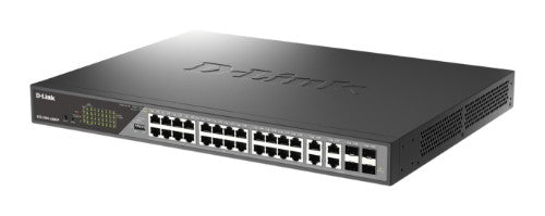 D-Link DSS-200G-28MP/E network switch Managed L2 Gigabit Ethernet (10/100/1000) Power over Ethernet (PoE) 1U Grey