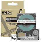 Epson C53S672069/LK-5TWJ DirectLabel-etikettes white on Transparent matt 18mm x 8m for Epson LabelWorks LW-C 410/610