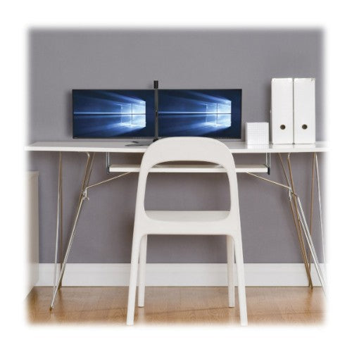 Eaton DDR1327SDD Dual-Monitor Desktop Mount Stand for 13" to 27" Flat-Screen Displays