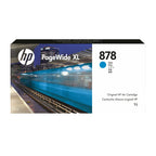 HP 312Z2A/878 Ink cartridge cyan 1000ml for HP PageWide XL 8200