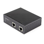 StarTech.com Industrial Gigabit PoE Injector - High Speed/High Power 90W - 802.3bt PoE++ 52V-56VDC DIN Rail UPoE/Ultra Power Over Ethernet Injector Adapter -40C to +75C Rugged - TAA