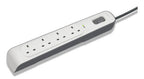 Belkin BSV400AF2M surge protector White 4 AC outlet(s) 2 m