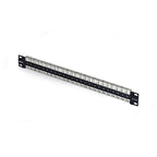 StarTech.com 48 Port 1U Blank Keystone Patch Panel, Rackmount Cat6 Patch Panel for RJ45 STP Ethernet Network Jacks