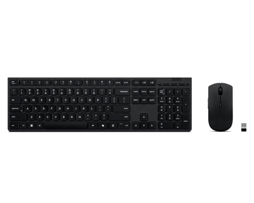 Lenovo 4X31R64350 keyboard Mouse included Home/Office RF Wireless + Bluetooth QWERTY UK English Grey
