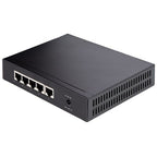 StarTech.com Unmanaged 2.5G Switch - 5 Port Gigabit Switch - 2.5GBASE-T Unmanaged Ethernet Switch - Ethernet Splitter - Din Rail or Wall Mount - Multi-Gigabit - Auto-MDIX - 9K Jumbo