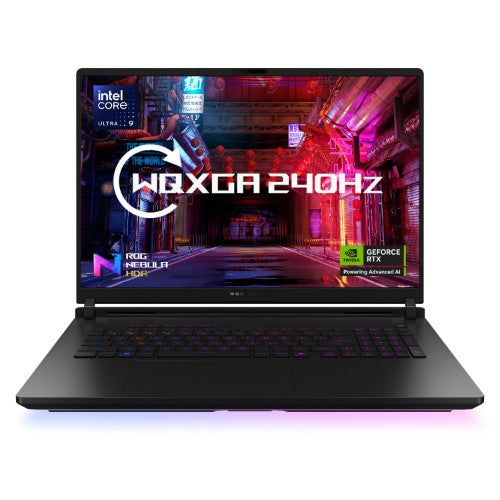 ASUS ROG Strix SCAR 18 G835LX-SA009W Intel Core Ultra 9 275HX Laptop 45.7 cm (18") WQXGA 64 GB DDR5-SDRAM 2 TB SSD NVIDIA GeForce RTX 5090 Wi-Fi 7 (802.11be) Windows 11 Home Black