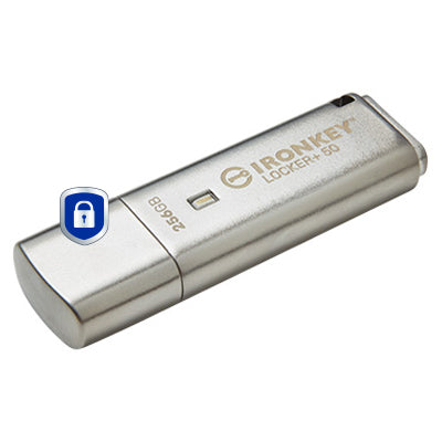 Kingston Technology IronKey 256GB Locker Plus 50 AES Encryption