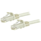 StarTech.com 5m CAT6 Ethernet Cable - White CAT 6 Gigabit Ethernet Wire -250MHz 100W PoE RJ45 UTP Network/Patch Cord Snagless w/Strain Relief Individually Tested