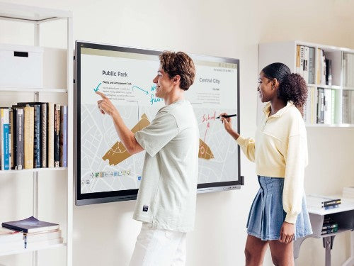 Viewsonic IFP7562 Signage Display Interactive flat panel 190.5 cm (75") LED Wi-Fi 350 cd/m² 4K Ultra HD Black Touchscreen Built-in processor Android