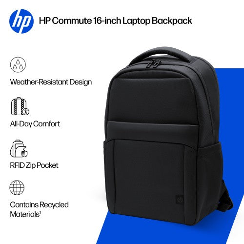 HP Commute 16-inch Laptop Backpack