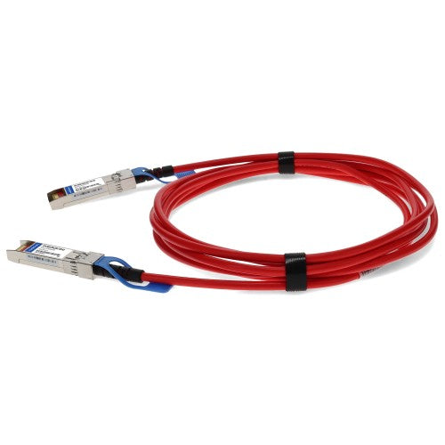 AddOn Networks Cisco Compatible TAA Compliant 25GBase-CU SFP28 Direct Attach Cable (Passive Twinax, 1m, Red)