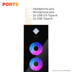 OMEN by HP 45L GT22-3003na Intel Core Ultra 9 285K 64 GB DDR5-SDRAM 4 TB SSD NVIDIA GeForce RTX 5090 Windows 11 Home Tower PC AI PC Black