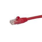 StarTech.com 2m CAT6 Ethernet Cable - Red CAT 6 Gigabit Ethernet Wire -250MHz 100W PoE RJ45 UTP Network/Patch Cord Snagless w/Strain Relief Individually Tested