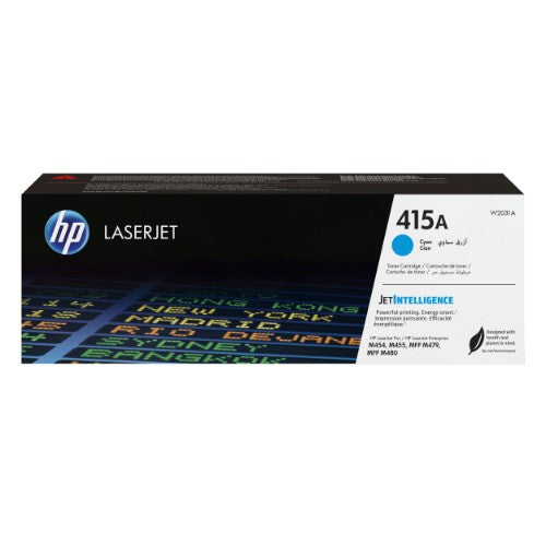 HP W2031A/415A Toner cartridge cyan, 2.1K pages ISO/IEC 19798 for HP E 45028/M 454