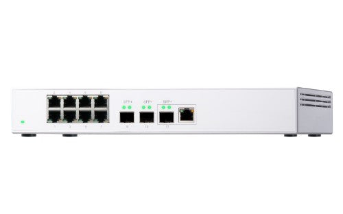 QNAP QSW-308-1C network switch Unmanaged Gigabit Ethernet (10/100/1000) White