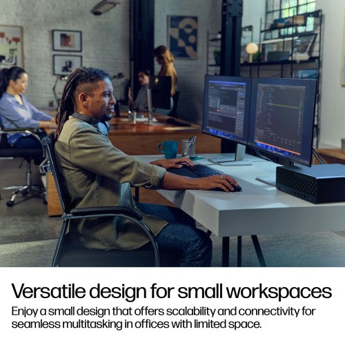 HP EliteDesk 8 SFF G1i AI Intel Core Ultra 7 265 16 GB DDR5-SDRAM 512 GB SSD Windows 11 Pro PC AI PC Black