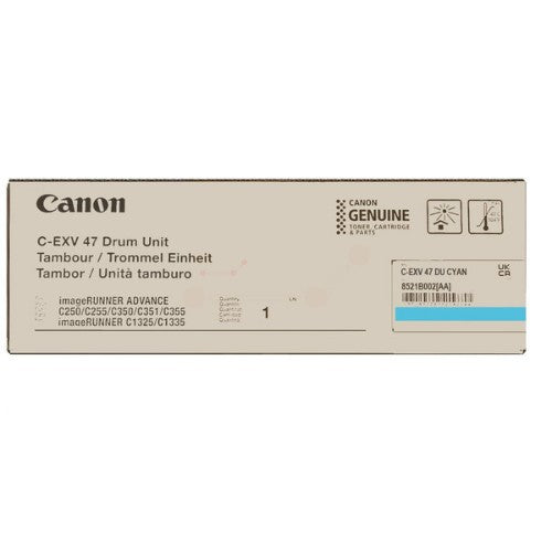 Canon 8521B002/C-EXV47 Drum kit cyan, 33K pages for Canon iR-C 250