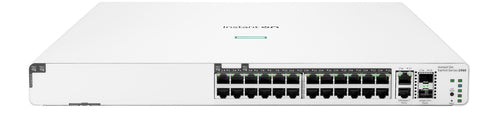 HPE Aruba Networking Networking Instant On Switch 20p Gigabit CL4 4p Gigabit CL6 PoE 2p 10GBT 2p SFP+ 370W 1960
