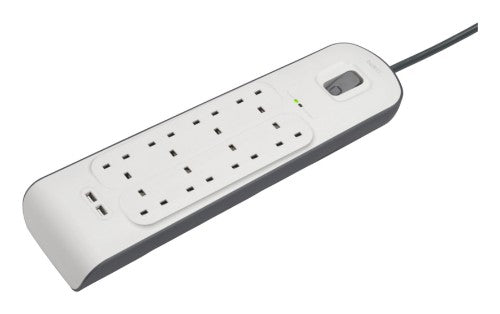 Belkin BSV804AF2M surge protector White 8 AC outlet(s) 2 m