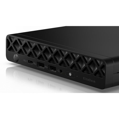 HP EliteDesk 8 Mini G1a AMD Ryzen™ 5 220 8 GB DDR5-SDRAM 256 GB SSD Windows 11 Pro Mini PC Black
