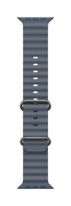 Apple Natural Titanium Finish Band Blue Fluoroelastomer, Titanium