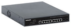 Intellinet 10-Port L2+ Fully Managed PoE++ Switch with 8 Gigabit Ethernet Ports and 2 SFP Uplinks (with UK power cord)