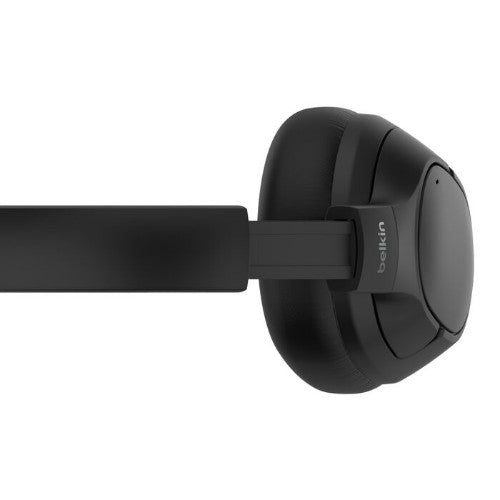 Belkin AUD008HQBK headphones/headset Wireless Head-band Calls/Music USB Type-C Bluetooth Black