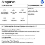 HP EliteBook X Flip G1i Next Gen AI PC Copilot+ PC Intel Core Ultra 7 258V Hybrid (2-in-1) 35.6 cm (14") Touchscreen WUXGA 32 GB LPDDR5x-SDRAM 512 GB SSD Wi-Fi 7 (802.11be) Windows 11 Pro Silver