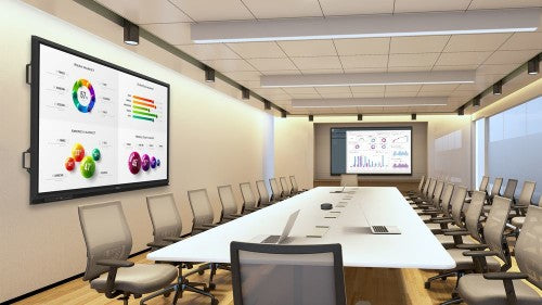 Optoma 3862RK Interactive flat panel 2.18 m (86") LED Wi-Fi 400 cd/m² 4K Ultra HD Black Touchscreen Built-in processor Android 11