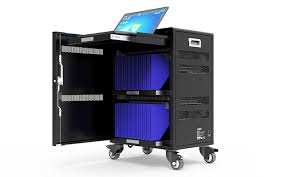 Port Designs 901958 portable device management cart/cabinet Portable device management cabinet Black