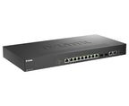 D-Link 12-Port Multi-Gigabit Smart Managed PoE+ Switch including 8 x 2.5G PoE+ Ports