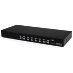 StarTech.com 8 Port 1U Rackmount USB KVM Switch with OSD - TAA