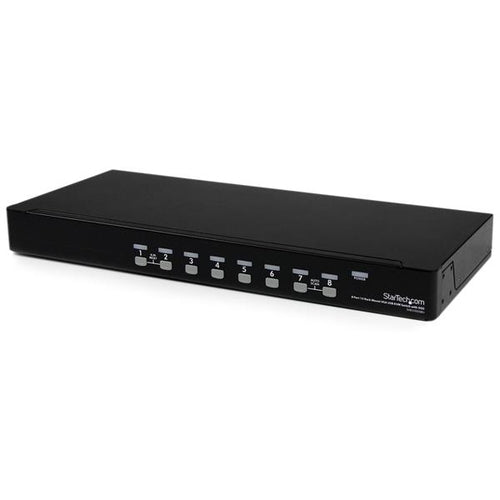 StarTech.com 8 Port 1U Rackmount USB KVM Switch with OSD - TAA