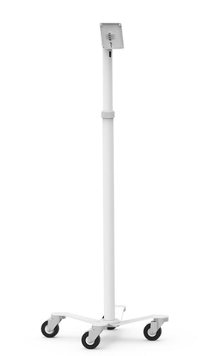 Compulocks Medical Rolling Cart - VESA Compatible White