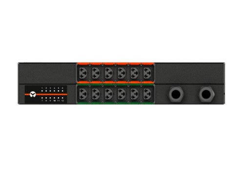 Vertiv Geist AGR5M2R6-12CF13-3PS6PS6B211-D power distribution unit (PDU) 12 AC outlet(s) 0U Black