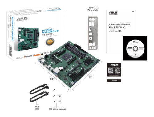 ASUS PRO B550M-C/CSM AMD B550 Socket AM4 micro ATX