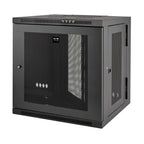 Tripp Lite SRW12US SmartRack 12U Low-Profile Switch-Depth Wall-Mount Small Rack Enclosure, Hinged Back