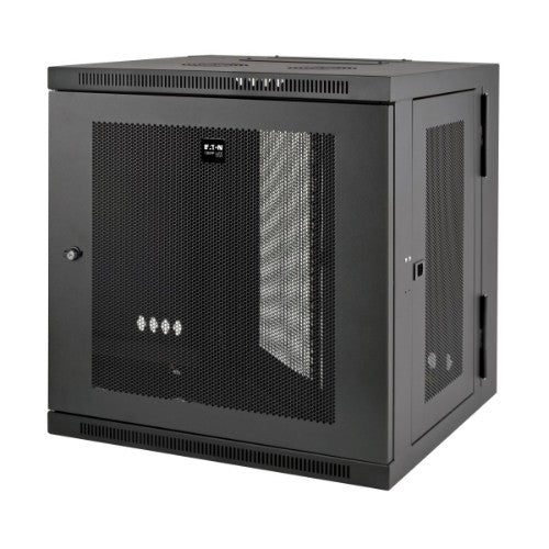 Tripp Lite SRW12US SmartRack 12U Low-Profile Switch-Depth Wall-Mount Small Rack Enclosure, Hinged Back