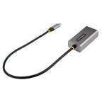 StarTech.com USB-C to Ethernet Adapter, USB 3.0 to Gigabit Ethernet Network Adapter, 10/100/1000 Mbps, USB-C to RJ45 Ethernet Adapter (GbE), 12in Attached Cable, Driverless Install