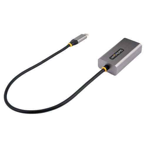 StarTech.com USB-C to Ethernet Adapter, USB 3.0 to Gigabit Ethernet Network Adapter, 10/100/1000 Mbps, USB-C to RJ45 Ethernet Adapter (GbE), 12in Attached Cable, Driverless Install