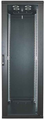 Intellinet 19" Network Cabinet - Free Standing, 22U, 600x800mm (width x depth), Black, Flatpack, Max 1500kg, Multi-Point Door Lock, One Lock Per Side Panel, Usable Depth 123 to 573mm, IP20 rated, Rack, Steel